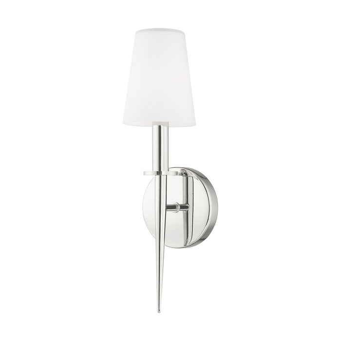Livex Lighting 41692-05 One Light Wall Sconce, Polished Chrome