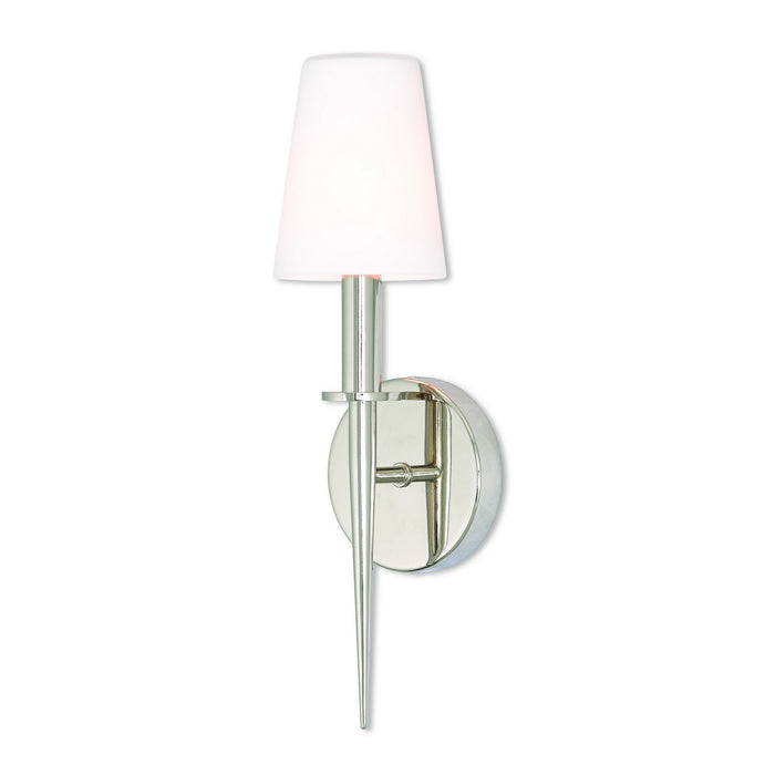 Livex Lighting 41692-35 One Light Wall Sconce, Polished Nickel