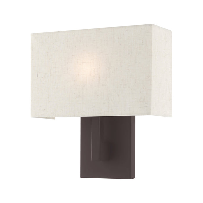 Livex Lighting 42424-07 One Light Wall Sconce, Bronze