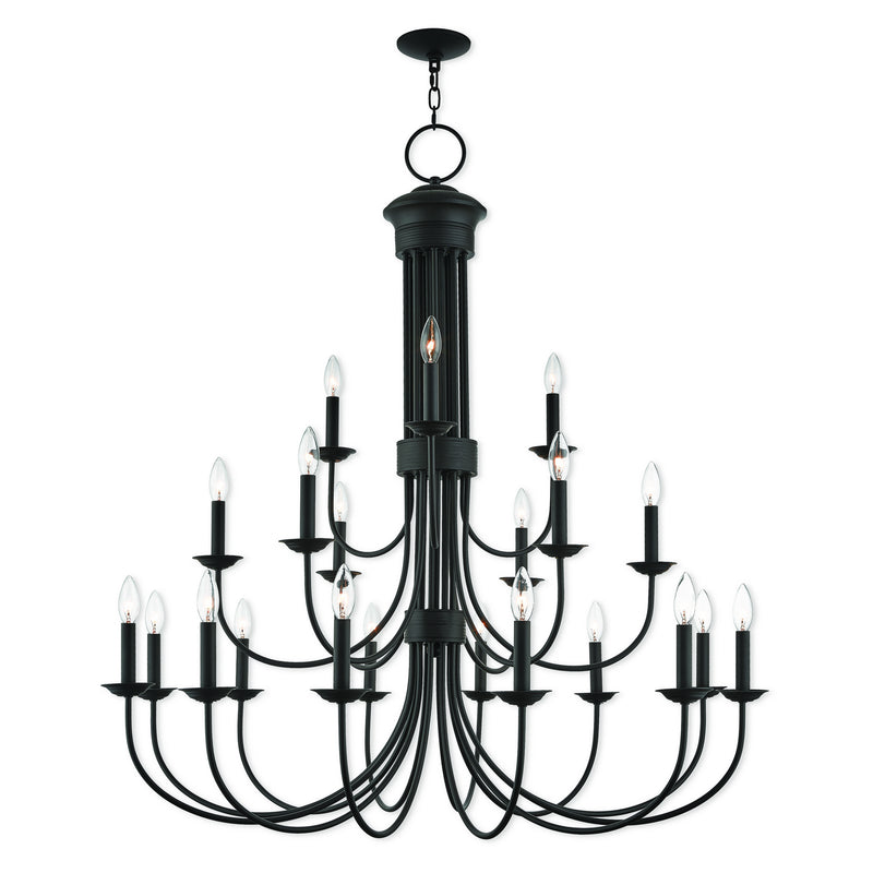 Livex Lighting 42688-07 21 Light Foyer Chandelier, Bronze