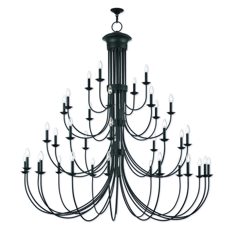 Livex Lighting 42689-07 38 Light Foyer Chandelier, Bronze