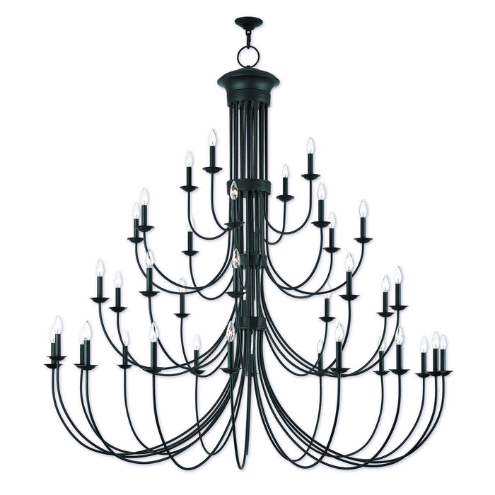 Livex Lighting 42689-07 38 Light Foyer Chandelier, Bronze