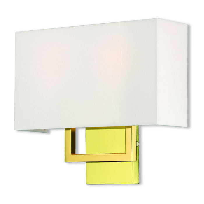 Livex Lighting 50990-02 Two Light Wall Sconce, Polished Brass