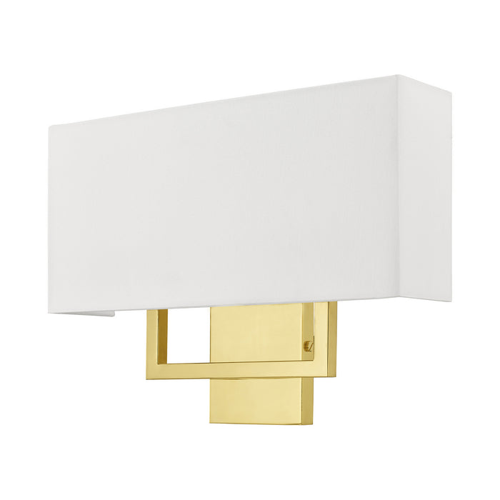 Livex Lighting 50991-02 Two Light Wall Sconce, Polished Brass