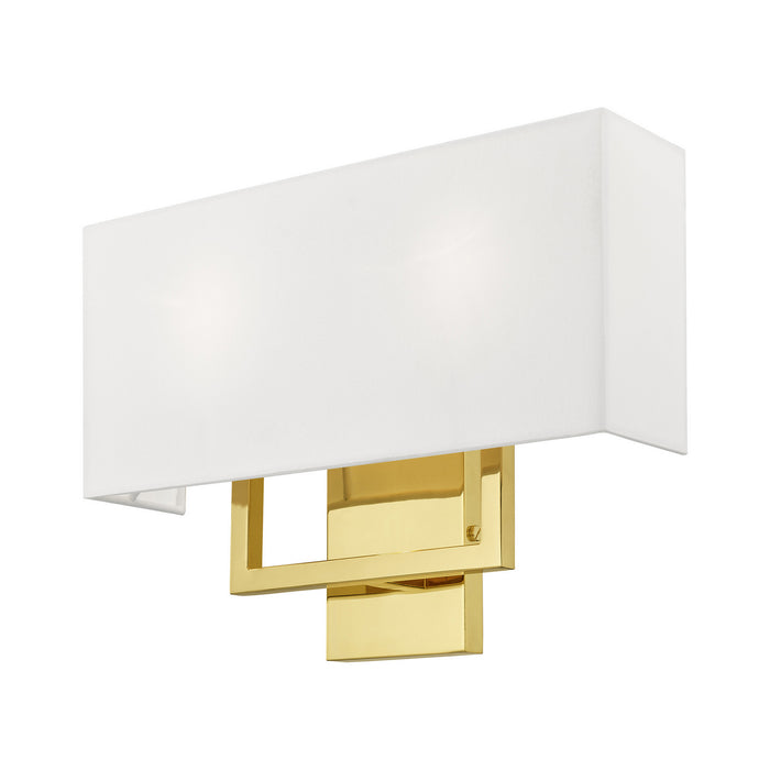 Livex Lighting 50991-02 Two Light Wall Sconce, Polished Brass