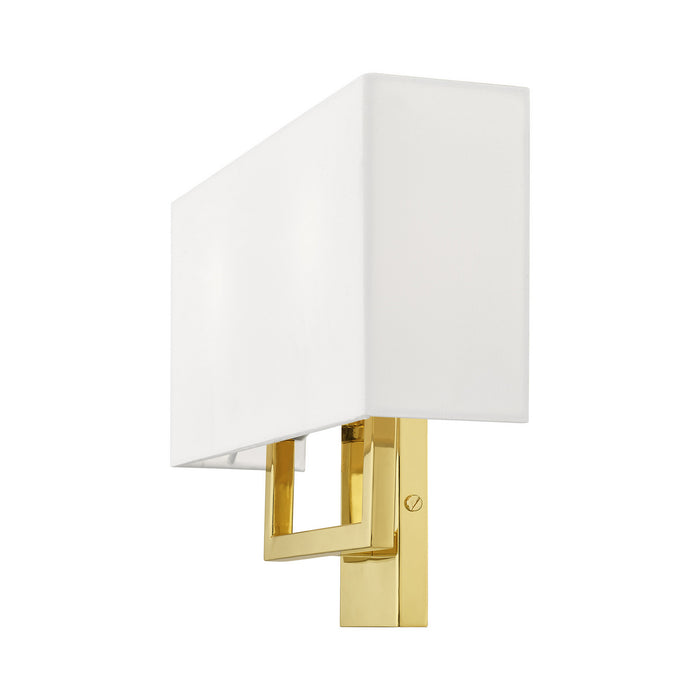 Livex Lighting 50991-02 Two Light Wall Sconce, Polished Brass