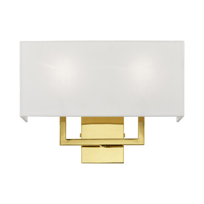 Livex Lighting 50991-02 Two Light Wall Sconce, Polished Brass