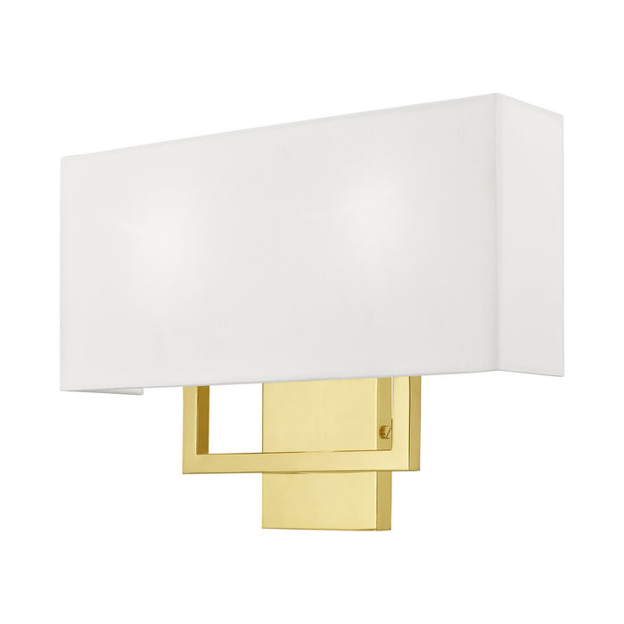 Livex Lighting 50991-02 Two Light Wall Sconce, Polished Brass