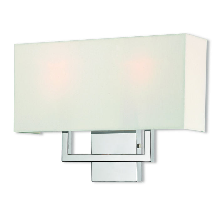Livex Lighting 50991-05 Two Light Wall Sconce, Polished Chrome