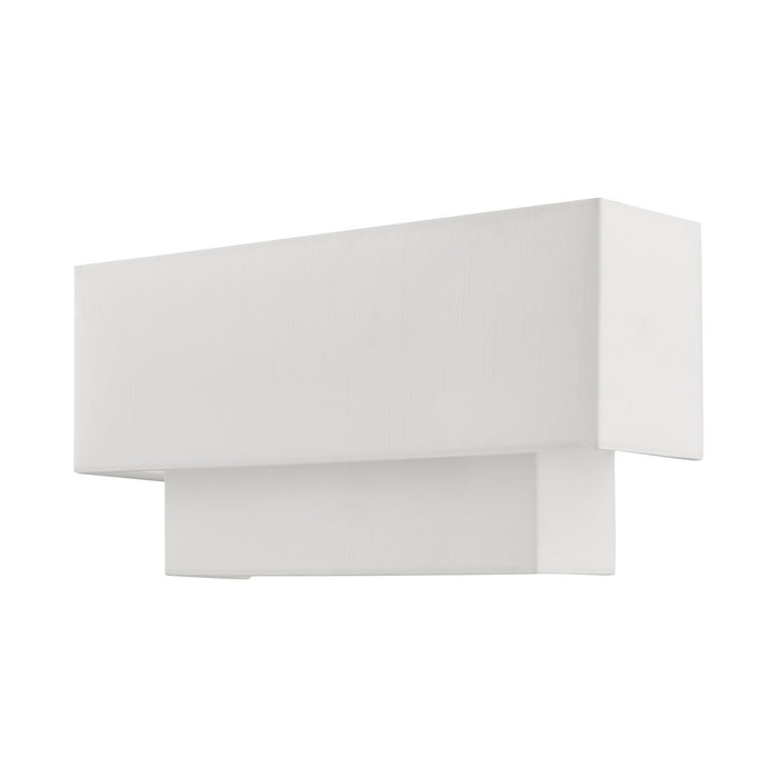 Livex Lighting 51047-91 Two Light Wall Sconce, Brushed Nickel