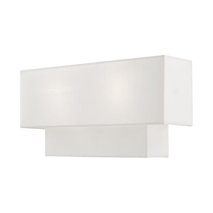 Livex Lighting 51047-91 Two Light Wall Sconce, Brushed Nickel
