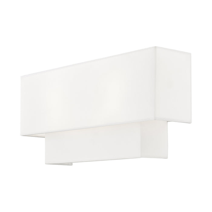 Livex Lighting 51047-91 Two Light Wall Sconce, Brushed Nickel