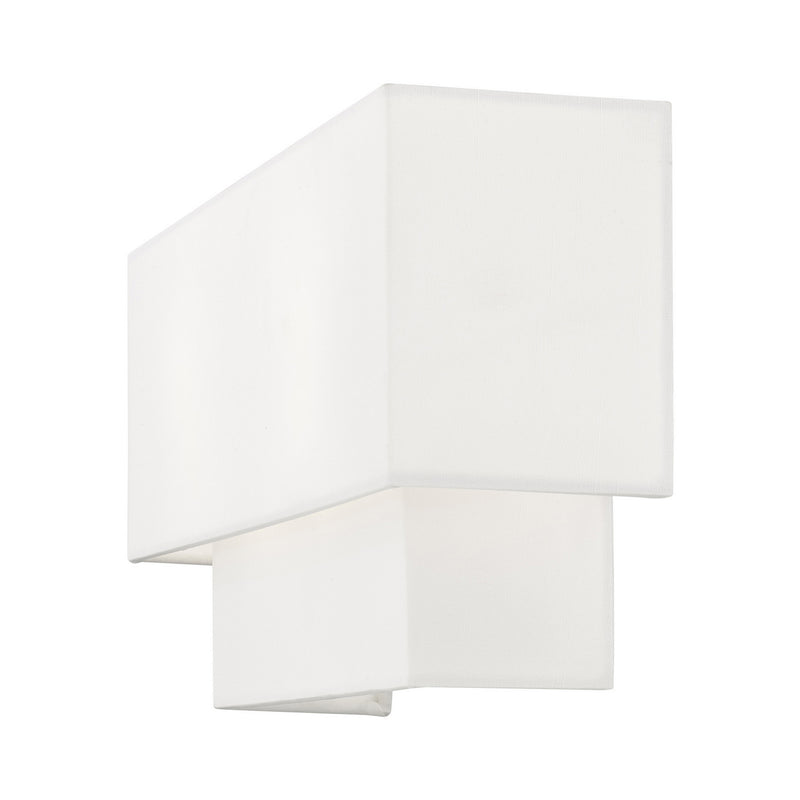 Livex Lighting 51047-91 Two Light Wall Sconce, Brushed Nickel