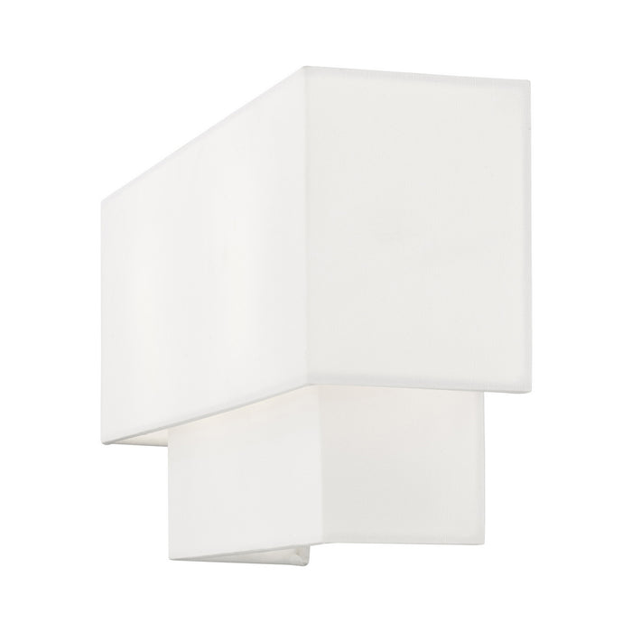 Livex Lighting 51047-91 Two Light Wall Sconce, Brushed Nickel