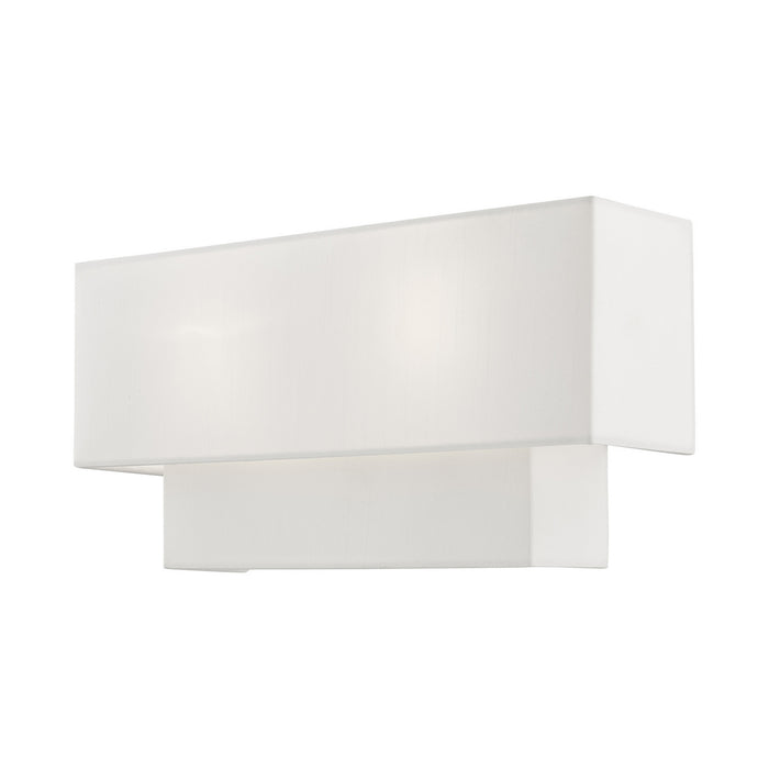Livex Lighting 51047-91 Two Light Wall Sconce, Brushed Nickel