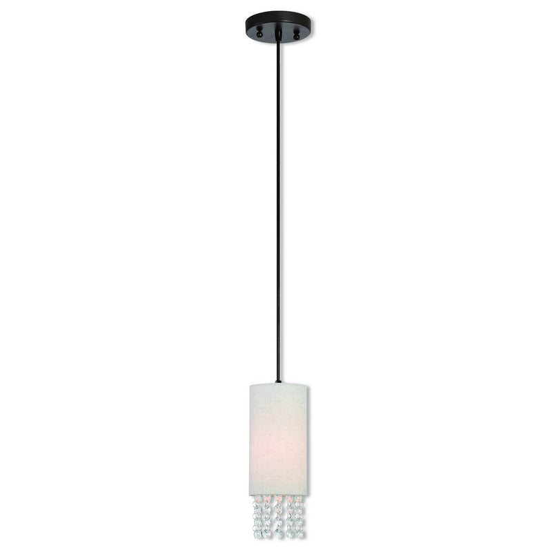 Livex Lighting 51091-92 One Light Mini Pendant, English Bronze