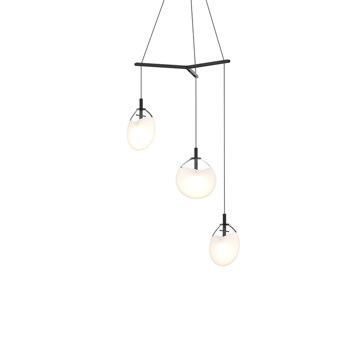 Sonneman 2995.25W-SML LED Pendant, Satin Black