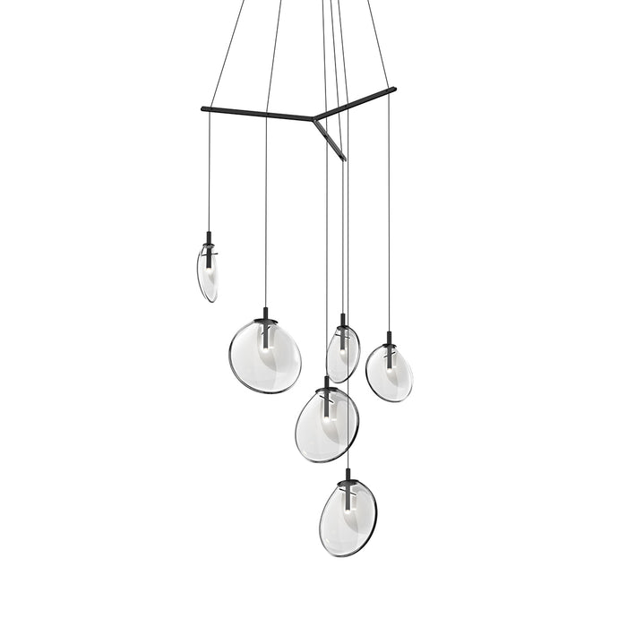 Sonneman 2996.25C LED Pendant, Satin Black