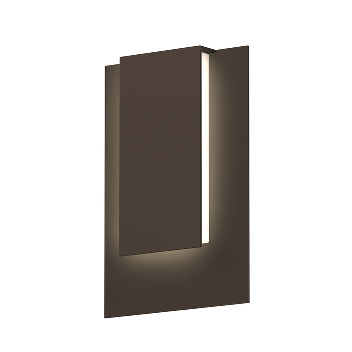 Sonneman 7264.72-WL LED Wall Sconce, Textured Bronze
