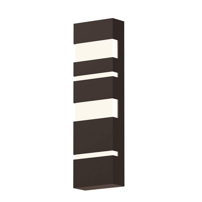 Sonneman 7287.72-WL LED Wall Sconce, Textured Bronze