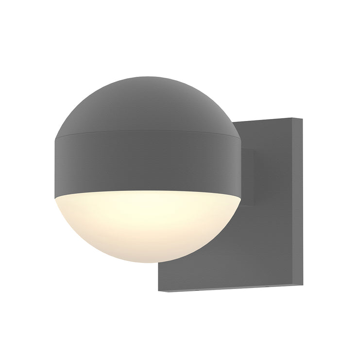 Sonneman 7300.DC.DL.74-WL LED Wall Sconce, Textured Gray