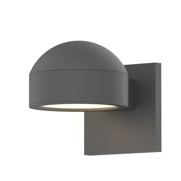 Sonneman 7300.DC.PL.74-WL LED Wall Sconce, Textured Gray