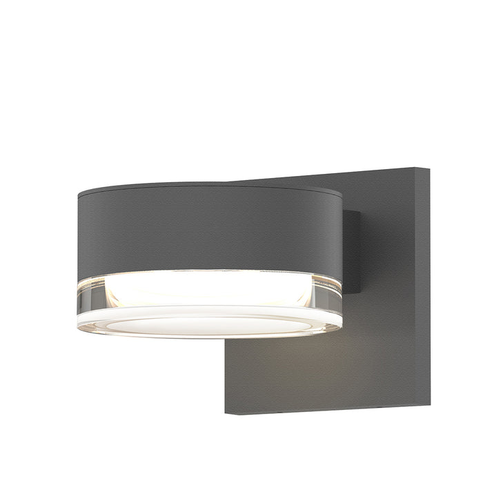 Sonneman 7300.PC.FH.74-WL LED Wall Sconce, Textured Gray