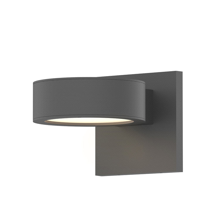 Sonneman 7300.PC.PL.74-WL LED Wall Sconce, Textured Gray