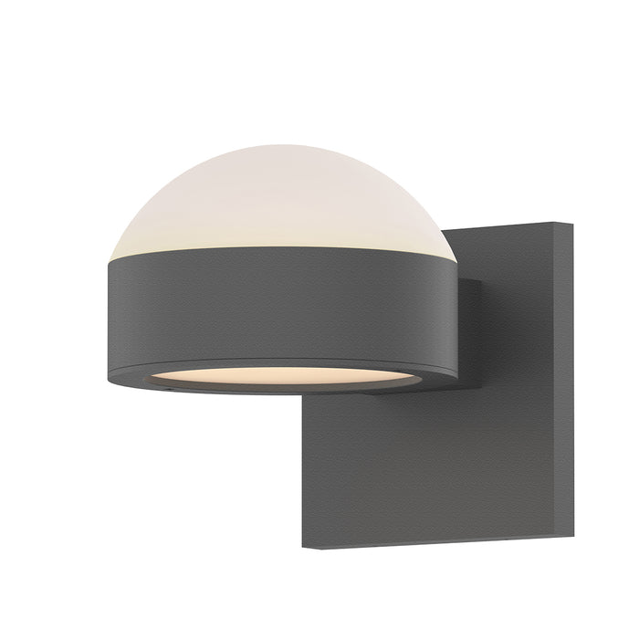 Sonneman 7302.DL.PL.74-WL LED Wall Sconce, Textured Gray
