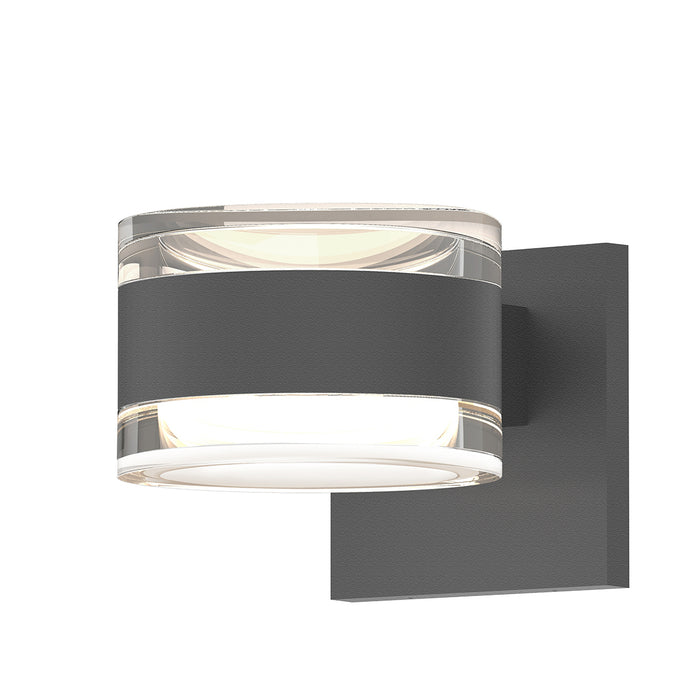 Sonneman 7302.FH.FH.74-WL LED Wall Sconce, Textured Gray