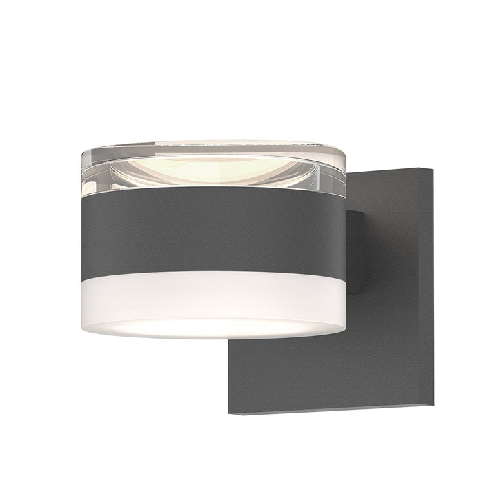 Sonneman 7302.FH.FW.74-WL LED Wall Sconce, Textured Gray