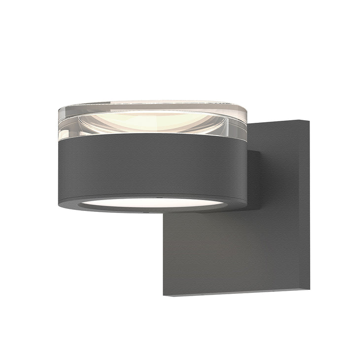 Sonneman 7302.FH.PL.74-WL LED Wall Sconce, Textured Gray