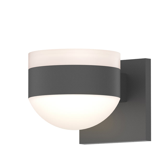 Sonneman 7302.FW.DL.74-WL LED Wall Sconce, Textured Gray