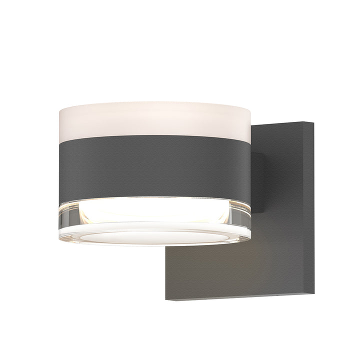 Sonneman 7302.FW.FH.74-WL LED Wall Sconce, Textured Gray