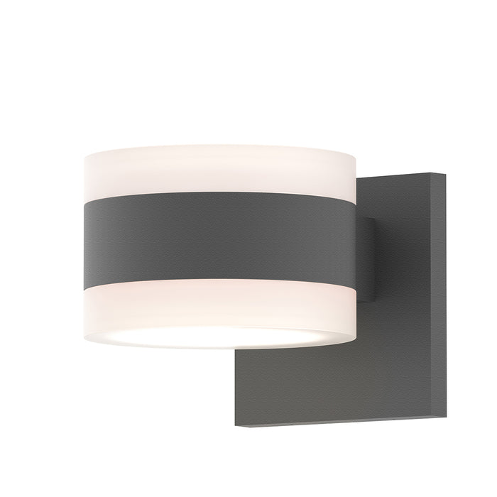 Sonneman 7302.FW.FW.74-WL LED Wall Sconce, Textured Gray