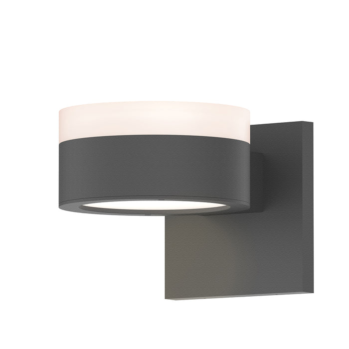 Sonneman 7302.FW.PL.74-WL LED Wall Sconce, Textured Gray
