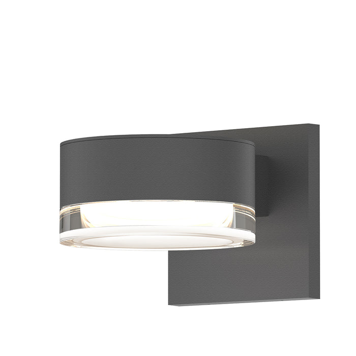 Sonneman 7302.PL.FH.74-WL LED Wall Sconce, Textured Gray