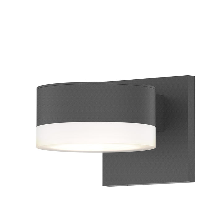 Sonneman 7302.PL.FW.74-WL LED Wall Sconce, Textured Gray