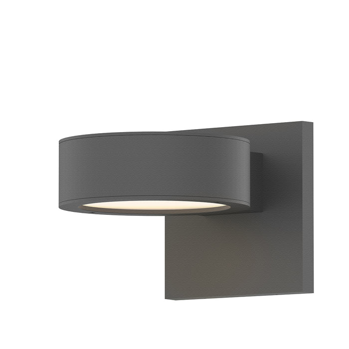 Sonneman 7302.PL.PL.74-WL LED Wall Sconce, Textured Gray