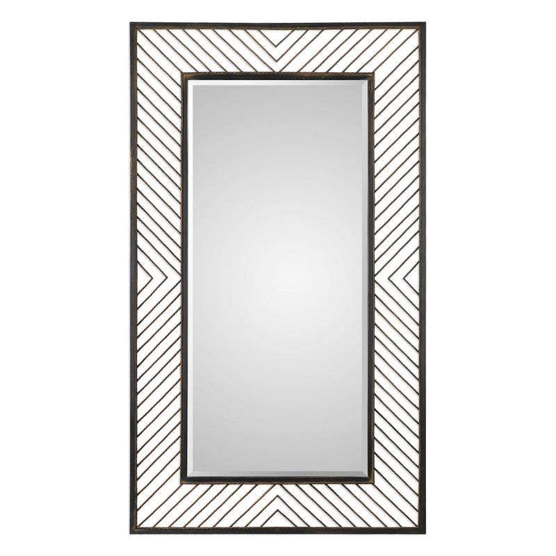Uttermost 09245 Mirror, Rustic Bronze