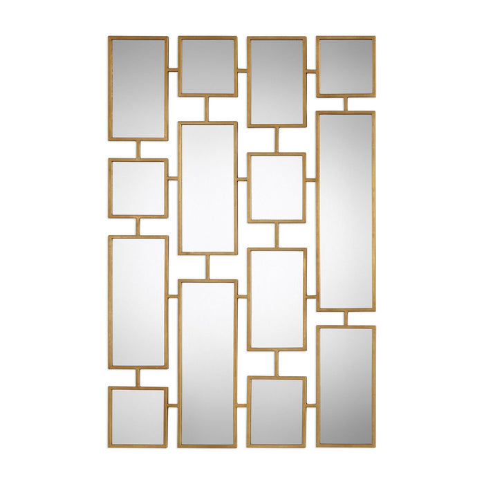 Uttermost 09271 Mirror, Antiqued Gold Leaf