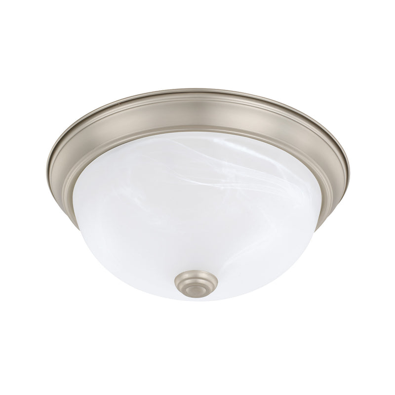 Capital Lighting 219021MN Two Light Flush Mount, Matte Nickel