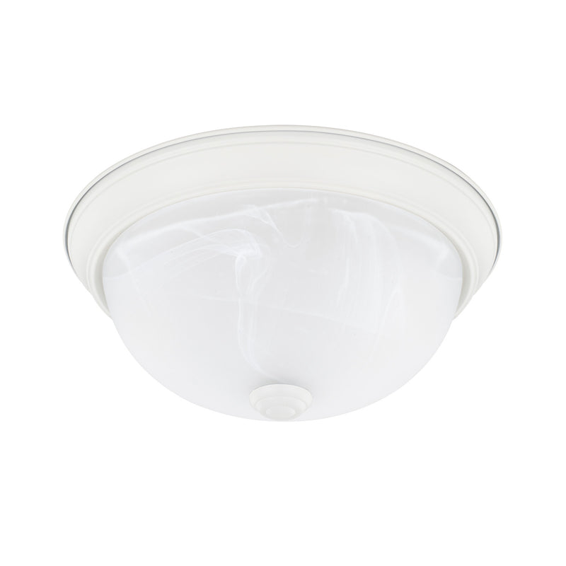 Capital Lighting 219021MW Two Light Flush Mount, Matte White