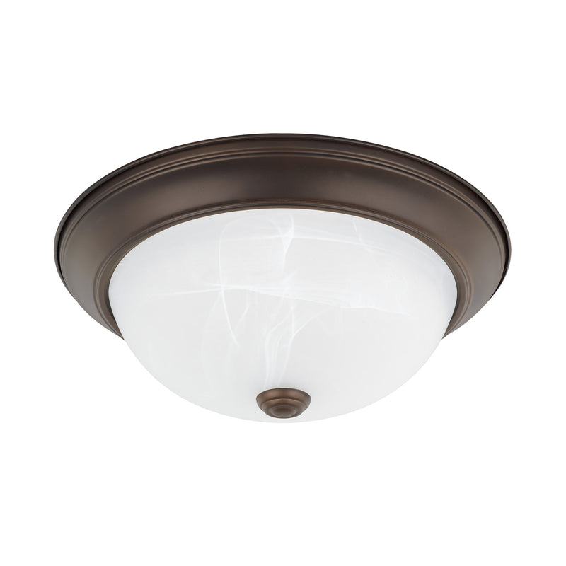 Capital Lighting 219022BZ Two Light Flush Mount, Bronze