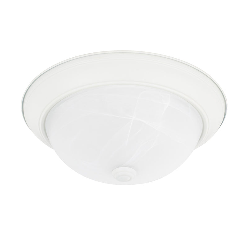 Capital Lighting 219022MW Two Light Flush Mount, Matte White