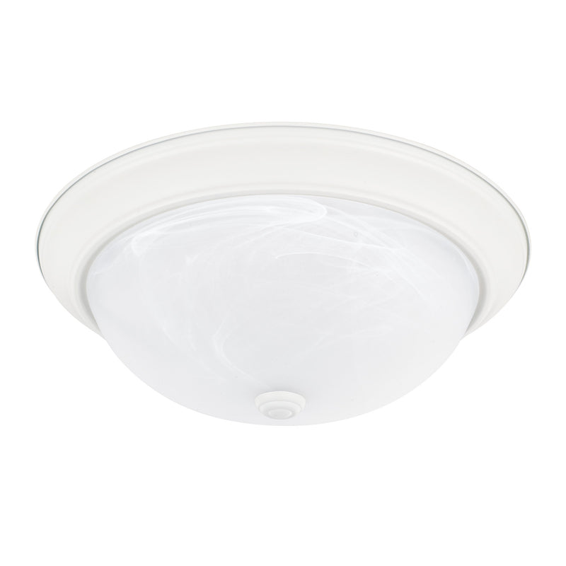Capital Lighting 219031MW Three Light Flush Mount, Matte White