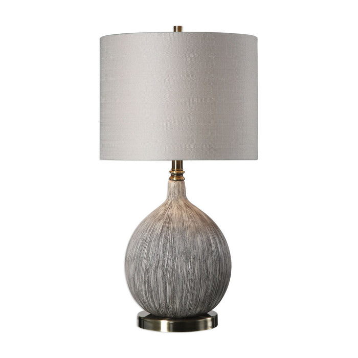 Uttermost 27715-1 One Light Table Lamp, Burnished Brass