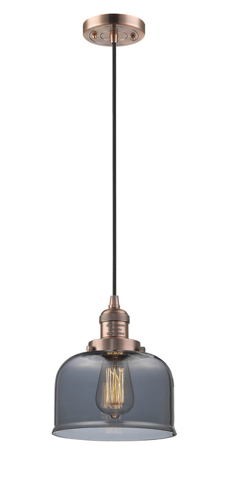 Innovations 201C-AC-G73 One Light Mini Pendant, Antique Copper