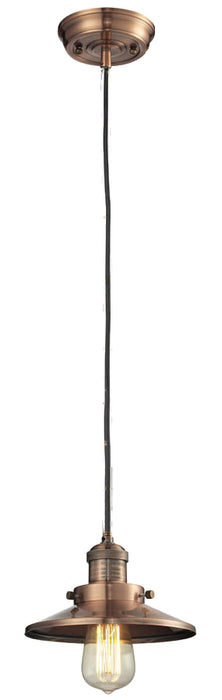 Innovations 201C-AC-M3 One Light Mini Pendant, Antique Copper