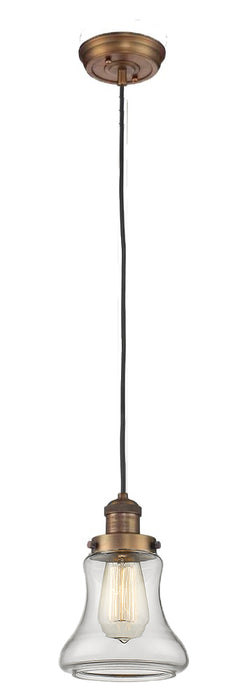 Innovations 201C-BB-G192 One Light Mini Pendant, Brushed Brass